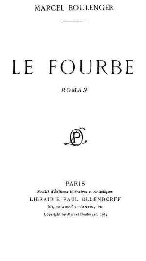 [Gutenberg 60080] • Le fourbe